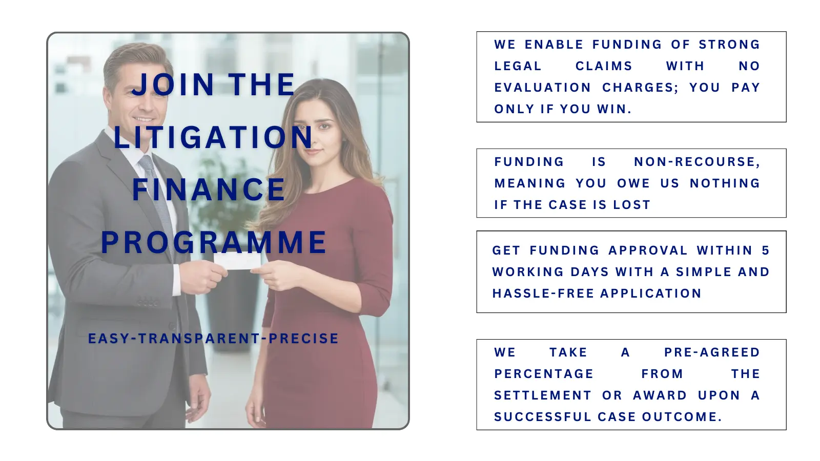 Join the litigation program